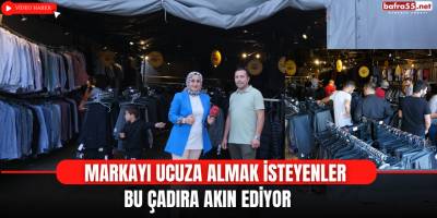 Markayı Ucuza Almak İsteyenler Bu Çadıra Akın Ediyor
