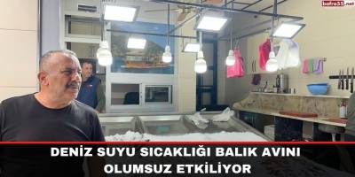 Deniz suyu sıcaklığı balık avını olumsuz etkiliyor
