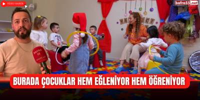 Burada Çocuklar Hem Eğleniyor Hem Öğreniyor