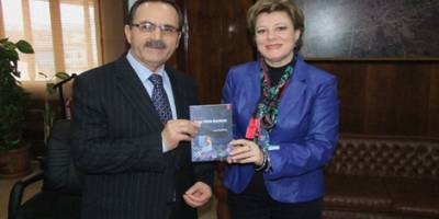 YAZAR VE ŞAİRLER BAŞKAN ŞAHİN’İ ZİYARET ETTİ