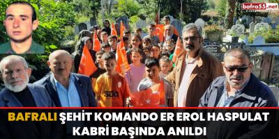 Bafralı Şehit Komando Er Kabri Başında Anıldı