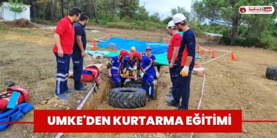 UMKE'den kurtarma eğitimi