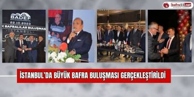 İstanbul’da Büyük Bafra Buluşması Gerçekleştirildi