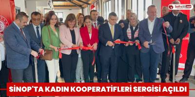 Sinop'ta kadın kooperatifleri sergisi açıldı