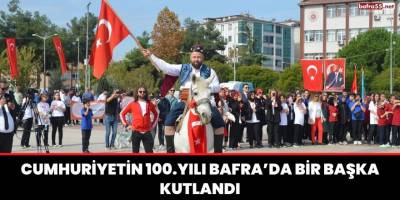 Cumhuriyetin 100.Yılı Bafra’da Bir Başka Kutlandı