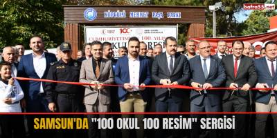 Samsun'da "100 Okul 100 Resim" sergisi