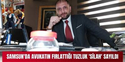 Samsun'da avukatın fırlattığı tuzluk 'silah' sayıldı