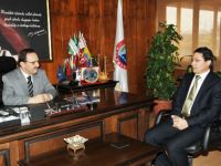 MHP ilçe yönetimi belediye Başkanı Şahini ziyaret etti.