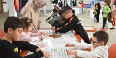 Bilim Samsun’a çocuklardan büyük ilgi