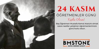 Bafra Mermer Sanayi 24 Kasım Öğretmenler Günü dolayısıyla mesaj yayımladı