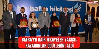 Bafra’ya Dair Hikayeler Yarıştı; Kazananlar Ödüllerini Aldı