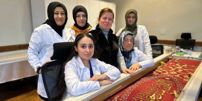 Samsun'da ilmek ilmek puşideler işleniyor