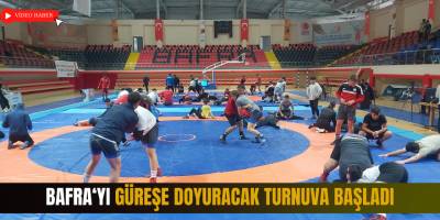 Bafra'yı Güreşe Doyuracak Turnuva Başladı