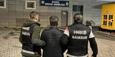 Samsun'da uyuşturucudan hapis cezası bulunan şahıs yakalandı