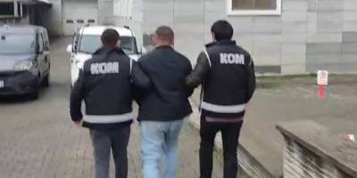 Samsun'da hapis cezası bulunan şahıs dron ile yakalandı