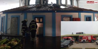 İlkadım'da Balık Evi'nde korkutan yangın