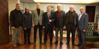 Havza Muhtarları Derneğinde Vali Tavlı’ya ziyaret