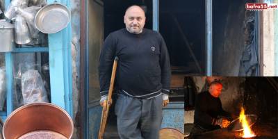 Vezirköprü'de dede mesleği kalaycılığı yaşatmaya çalışıyor