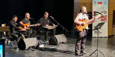 Samsun'da Filistin için hayır çarşısı ve konser