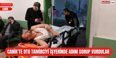 Canik'te oto tamirciyi işyerinde adını sorup vurdular