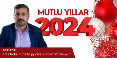 S.S. 1 Nolu Bafra Taşıyıcılar Kooperatifi Yeni Yıl Mesajı