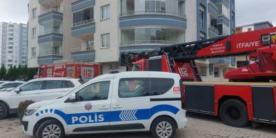 Aspiratör yangını paniğe sebep oldu