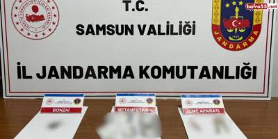 Samsun'da uyuşturucuyla yakalanan 3 kişi gözaltına alındı