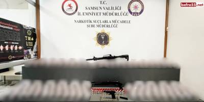 Samsun'da çok sayıda sentetik ecza ele geçirildi: 1 gözaltı