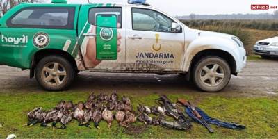 Samsun'da avcılık kurallarına uymayanlara ceza yağdı