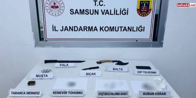 Çarşamba'da jandarmadan uyuşturucu operasyonu
