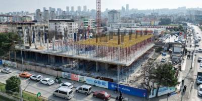 Samsun Şehir Kütüphanesi yükseliyor