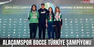 Alaçamspor Bocce Türkiye şampiyonu