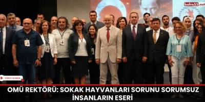 OMÜ Rektörü: Sokak Hayvanları Sorunu Sorumsuz İnsanların Eseri