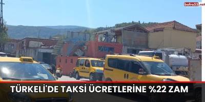 Türkeli'de Taksi Ücretlerine %22 Zam