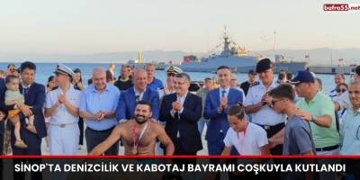 Sinop'ta Denizcilik ve Kabotaj Bayramı Coşkuyla Kutlandı