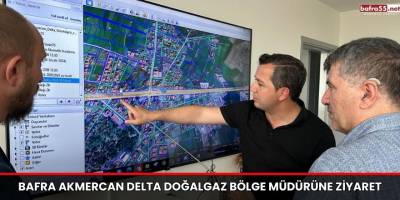 Bafra Akmercan Delta Doğalgaz Bölge Müdürüne Ziyaret