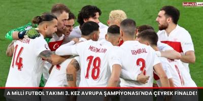 A Milli Futbol Takımı 3. Kez Avrupa Şampiyonası'nda Çeyrek Finalde!