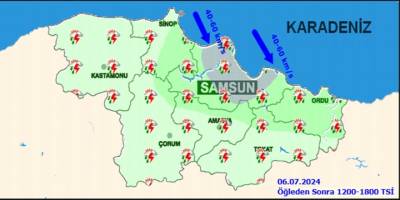 Orta Karadeniz'e Sel Uyarısı! Gök Gürültülü Sağanaklar Bekleniyor!