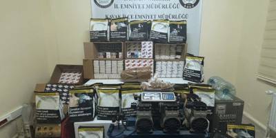 Samsun'da Kaçak Sigara Fabrikası Yakalandı