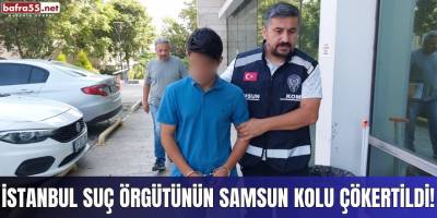 İstanbul Suç Örgütünün Samsun Kolu Çökertildi!