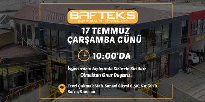 BAFTEKS Kurumsal İş Kıyafetleri'nin Büyük Açılışı