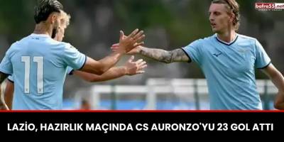 Lazio, Hazırlık Maçında CS Auronzo'yu 23-0 Mağlup Etti