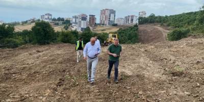 Canik Belediyesi, Hasköy-Teknepınar Yolu İnşaatına Devam Ediyor