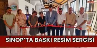 Sinop’ta baskı resim sergisi