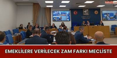 Emeklilere verilecek zam farkı mecliste