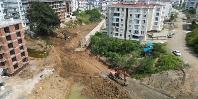 Atakum'daki Sazak Deresi’nde Taşkın Önleme Çalışmaları Devam Ediyor