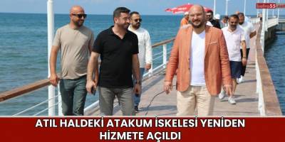 Atıl Haldeki Atakum İskelesi Yeniden Hizmete Açıldı