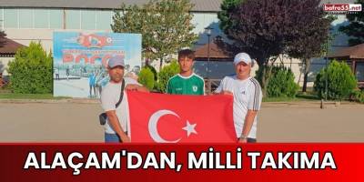Alaçam'dan, milli takıma