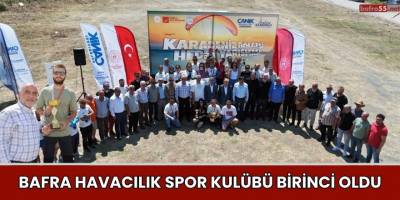 Bafra Havacılık Spor Kulübü Birinci Oldu