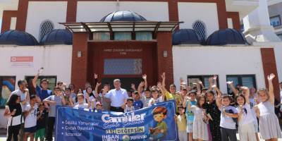 İlkadım'da camiler çocukların sesiyle şenleniyor